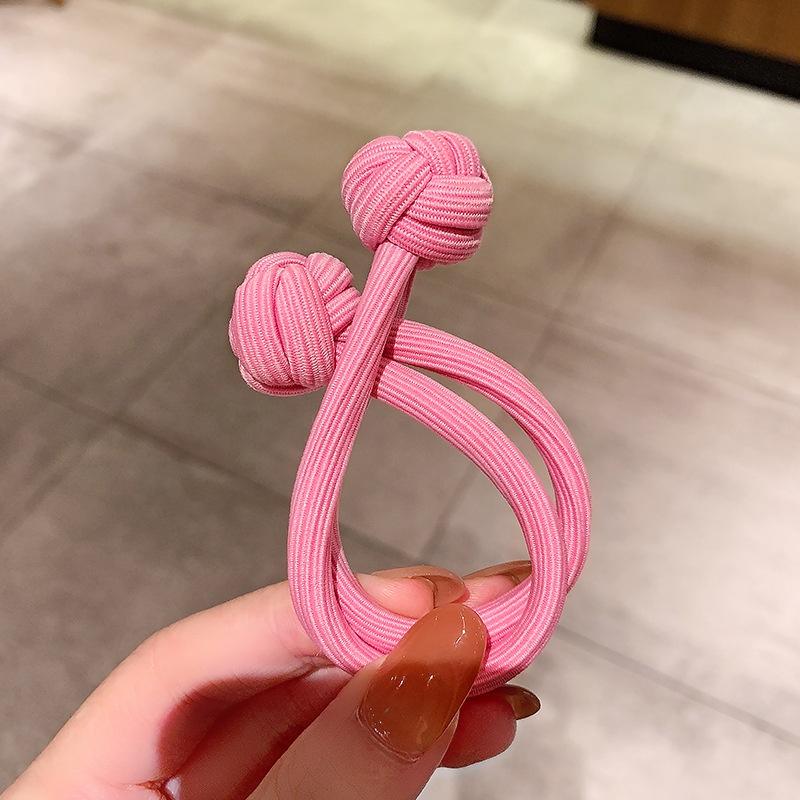 Rubber Band Girl's Hair Tie Thick And Durable Ribbons Ponytail Cute Style High Elastic Hair Ring Fashionable Hair Accessories