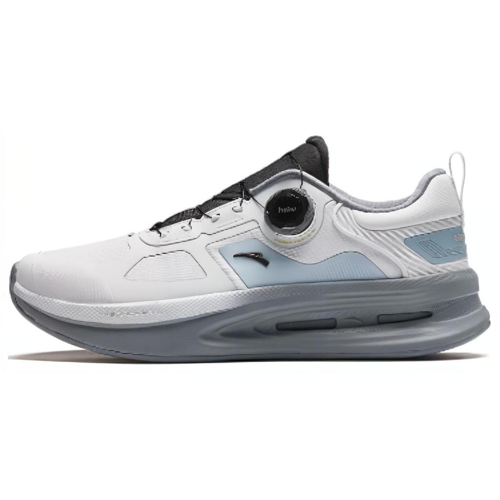 New Anta Cushioning Wear Resistant Low Top Training Shoes Men's Gray Blue 112417711-2