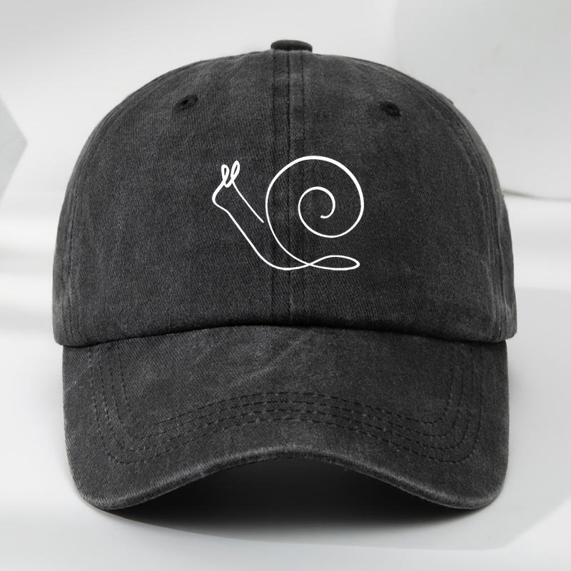 Summer Baseball Cap Men Women Adjustable Cotton Sunshade Outdoor Sports Cap чёрный