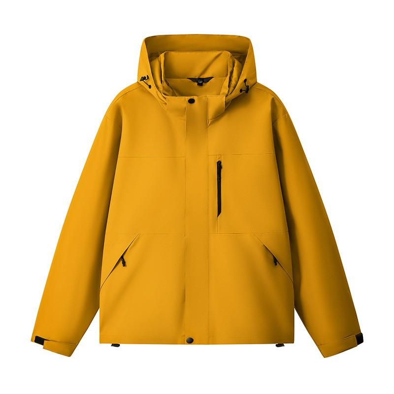 Unisex Hooded Windproof Waterproof Outdoor Jacket Hiking Camping Fall Lightweight Breathable Raincoat