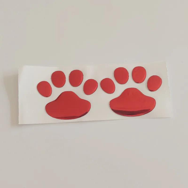 2-10ks Samolepky na auto Tlapka Zvíře Pes Kočka Cool Design Medvěd Šlépěje Šlépěj Decal Samolepky na auto pro Auto Motocykl