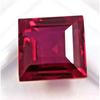 Natural Princess Cut Red Ruby Loose 14 Ct  Certified Faceted Gemstone