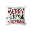 Christmas Theme Decorative Printed Pattern Cushion Cover Home Decoration Living Room Sofa Pillow X