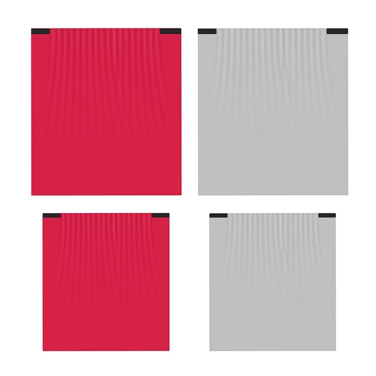 Camera Focusing Cloth Photography Shading Cloth for Large Format Cameras Offering Durability and Easy Identification argento