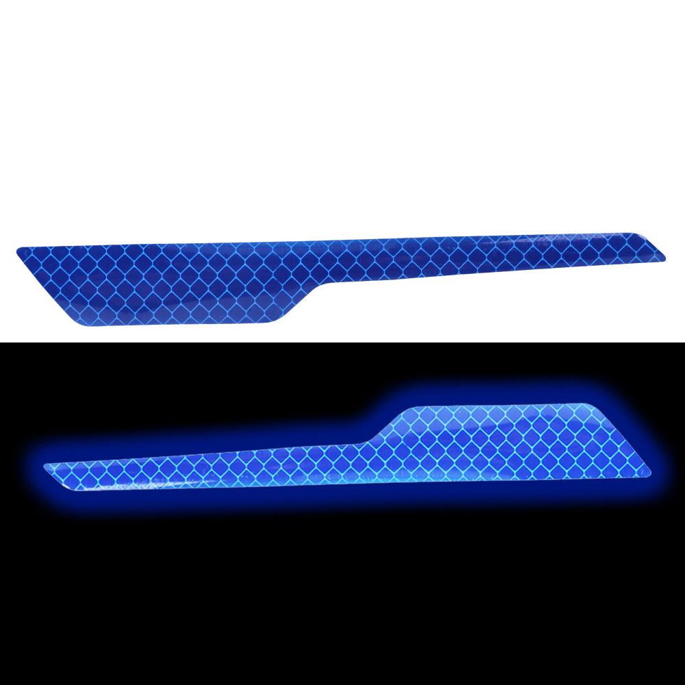 Car Reflective Warning Stickers Auto Front Rear Bumpers Reflective Strips Motorcycle Helmet Warning Decal Door Opening Reflector