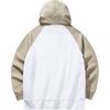 Anta Life Series Letter Loose Hooded Zipper Long Sleeve Sweatshirt Men sweatshirt Snow-White 152438711-1