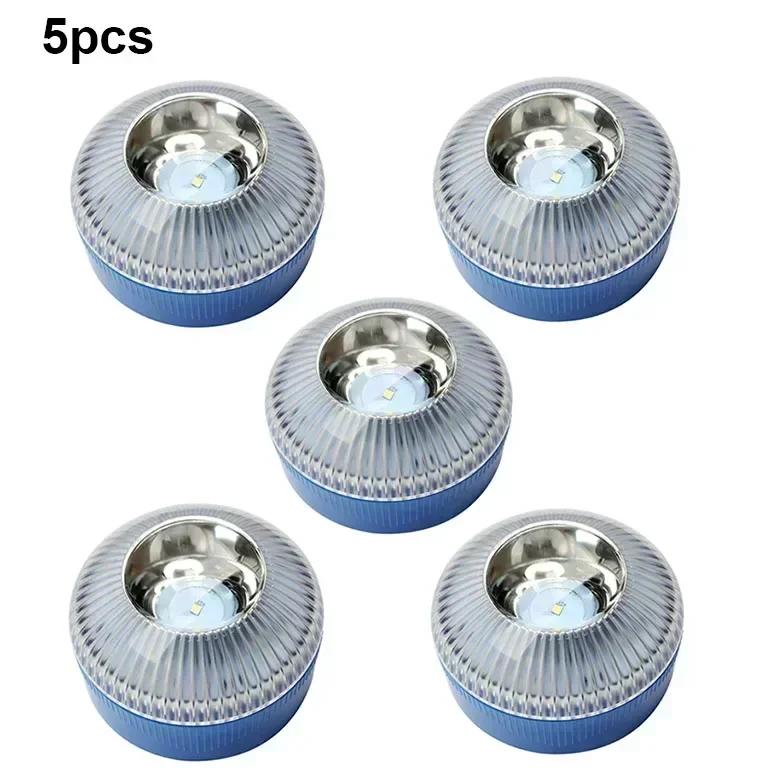 Newest Portable Emergency Light Car Emergency Beacon Light Orange/Blue/Red Magnetic Induction Strobe Light Waterproof Flashlight