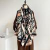 Autumn and Winter Leopard Print Wild Fashion Warm Scarf Unique Personality Sweet Cool Wind Women Imitation Cashmere Air Conditioner Shawl Scarf