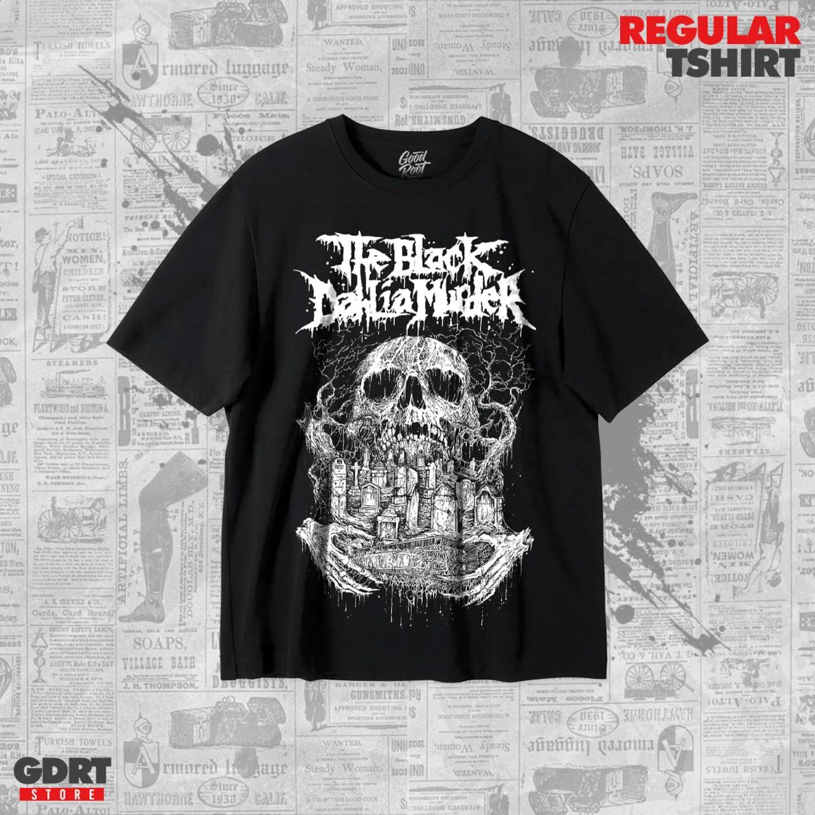 The Black Dahlia Murder T shirt - Verminous Albums - Unisex Heavy Shirt XL