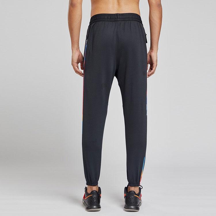 Nike Casual Brooklyn Basketball Loose Cuffed Joggers Men Bottoms Black CU0612-010