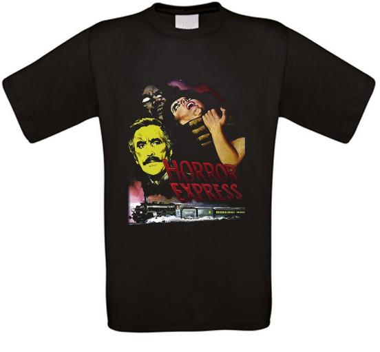 Horror Express Pánico En El Transiberia Movie Camiseta Todas las Tallas Nuevo Unisex T-Shirt XL