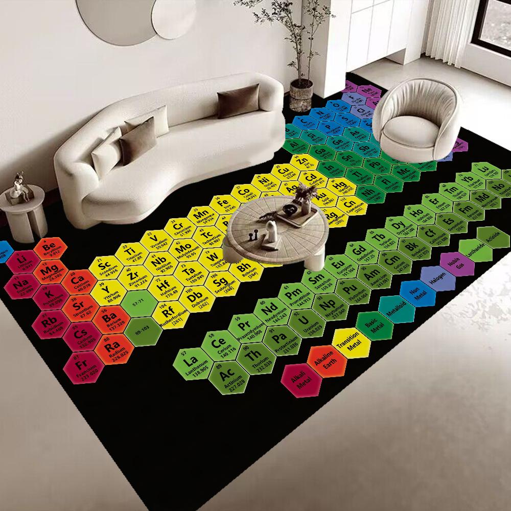 Układ Okresowy Pierwiastków Mata Łazienkowa Antypoślizgowa Wchłaniająca Wodę Długi Pasek Poduszka Mata do Sypialni Mata Dekoracyjna do Hotelu