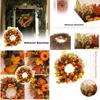 For Simulation Garland Wedding Home Party Decoration Fall Door Autumn Wreath