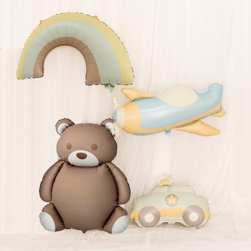 Little Bear 3D Balloon for Kids' Birthday Party Decoration.