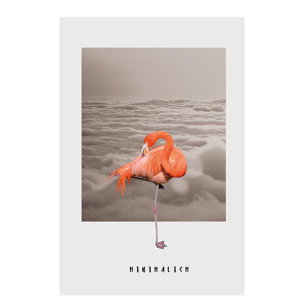 

Модный стиль, забавный розовый, красивый фламинго, холст, живопись, постеры и принты, настенные панно, домашний декор для гостиной, спальни 20x30cm
