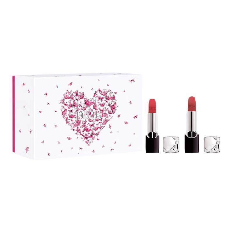 DIOR Lipstick Two-piece set: Lipstick Velvet Mist #688 3.4g + Lipstick Velvet Mist #720 3.4g синий