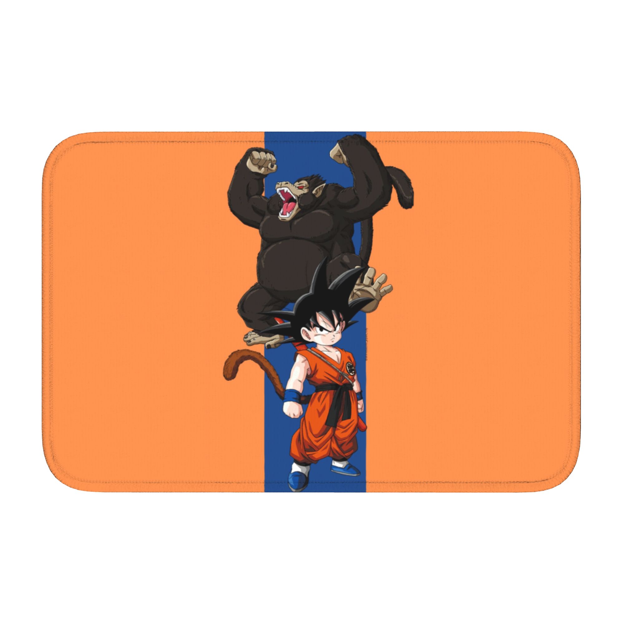 

Goku Anime Front Door Floor Entrance Welcome Mat Indoor Cute Cartoon Kitchen Bath Doormat Bedroom Living Room Carpet Rug Footpad 60cm x 90cm