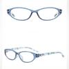 Fashion Anti-Blue Light Reading Glasses for Women Ultra-Light Flowers Comfortable Eyeglasses