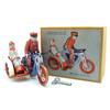 Retro MS458 Human-Powered Tricycle Toy - Personalized Tinplate Craft Gift