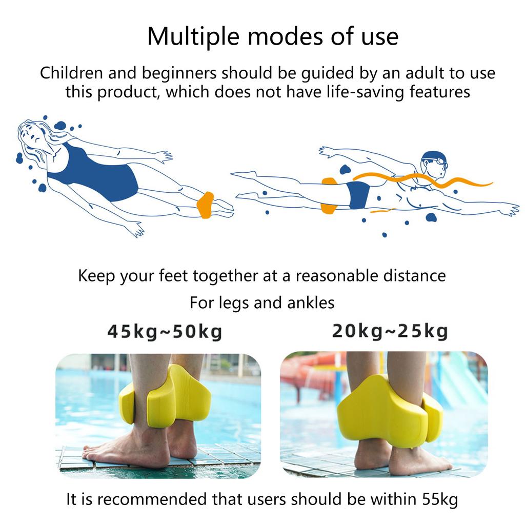 Pool Training Leg Float Swimming Pool Practice Training Foam Pull Buoy Float Kickboard Swim Pool Fitness Exercise Tool