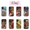 Luxury Clmj Tiger Aesthetics Phone Case for iPhone 17 17e 16e 16 15 14 13 12 11 X XS XR XSMAX 7 8 Air Pro Max Plus Double-layer