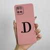 For Samsung Galaxy Note10 Lite Case SM-N770F 6.7'' Cute Initial Letters Cover Soft TPU Phone Case For Samsung Note 10 Lite Bags