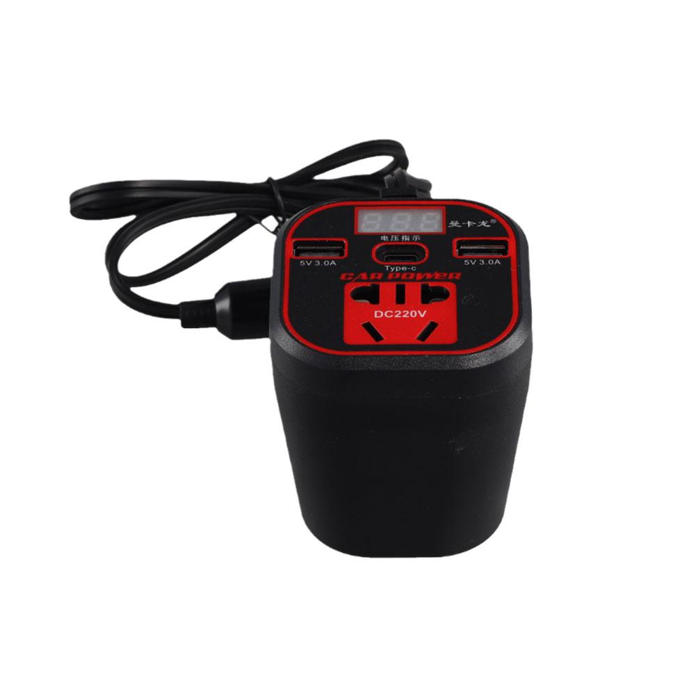 Car Power Inverter 12V/24V TO 220V Converter Type-C Multi-function Charger Socket 3.1A Car Power Converter