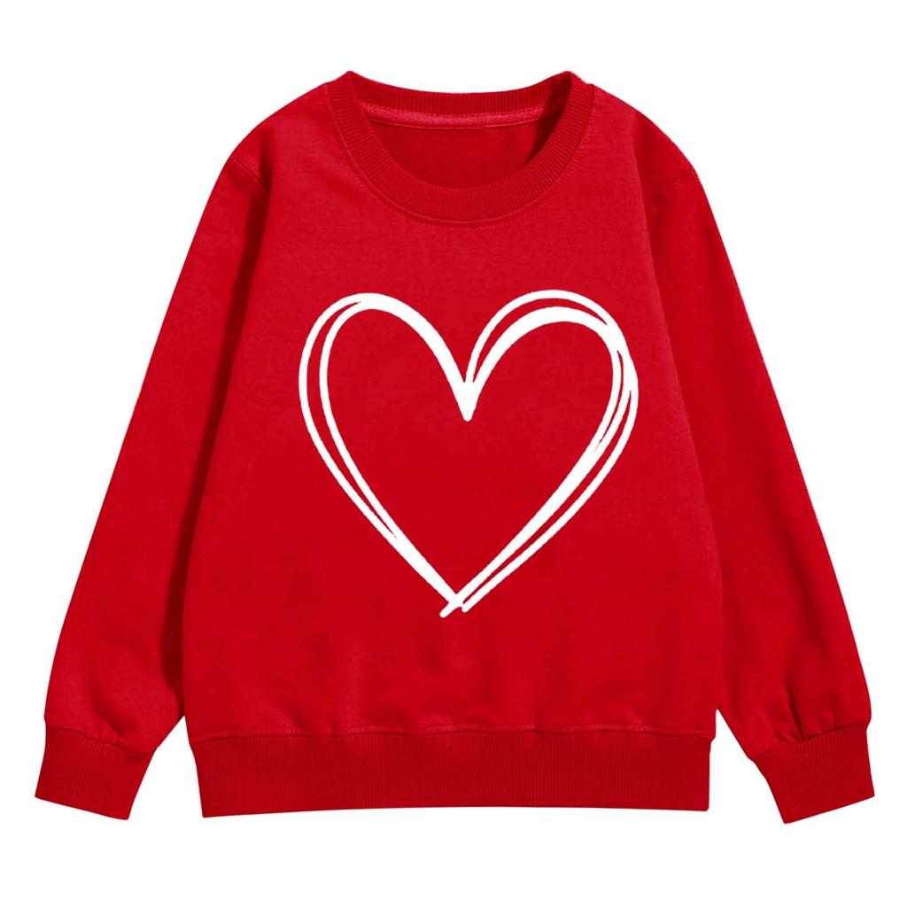 Girl's Sweatshirt, Long Sleeve, Neck Pullover, Cute Loose Neck Sweatshirt