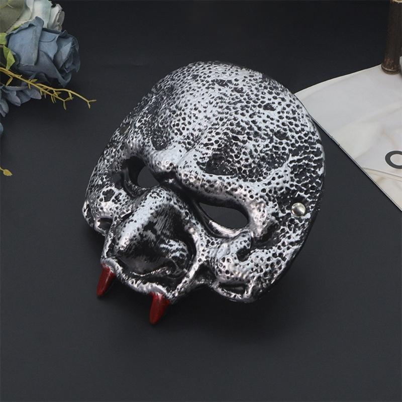Halloween Cosplay Mask Goblin Mask Mardi Gras Mask Scary Half Face Mask Masquerade Mask for Carnival Costume Party