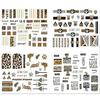12 Designs Leopard Print Nail Art Stickers Animal Water Transfer Sliders Decals