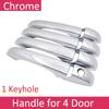 Pro Chrysler Town &; země Voyager Dodge Caravan VW Routan Ram C/V 2008~2016 Chromovaný kryt kliky dveří Repasovat auto