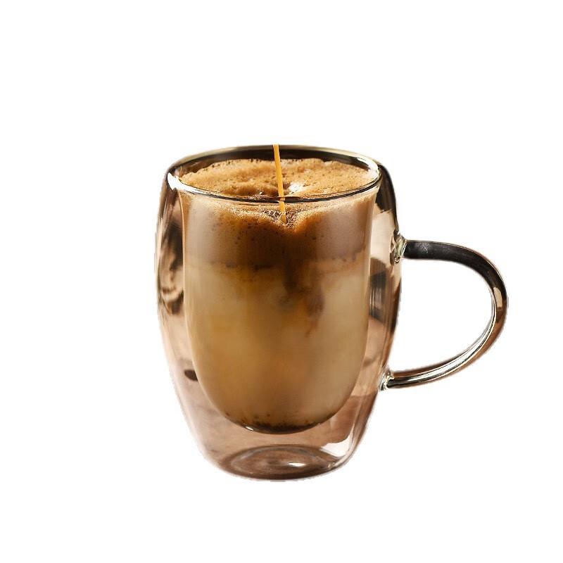 Insulated Double-Wall Glass Tea Mug