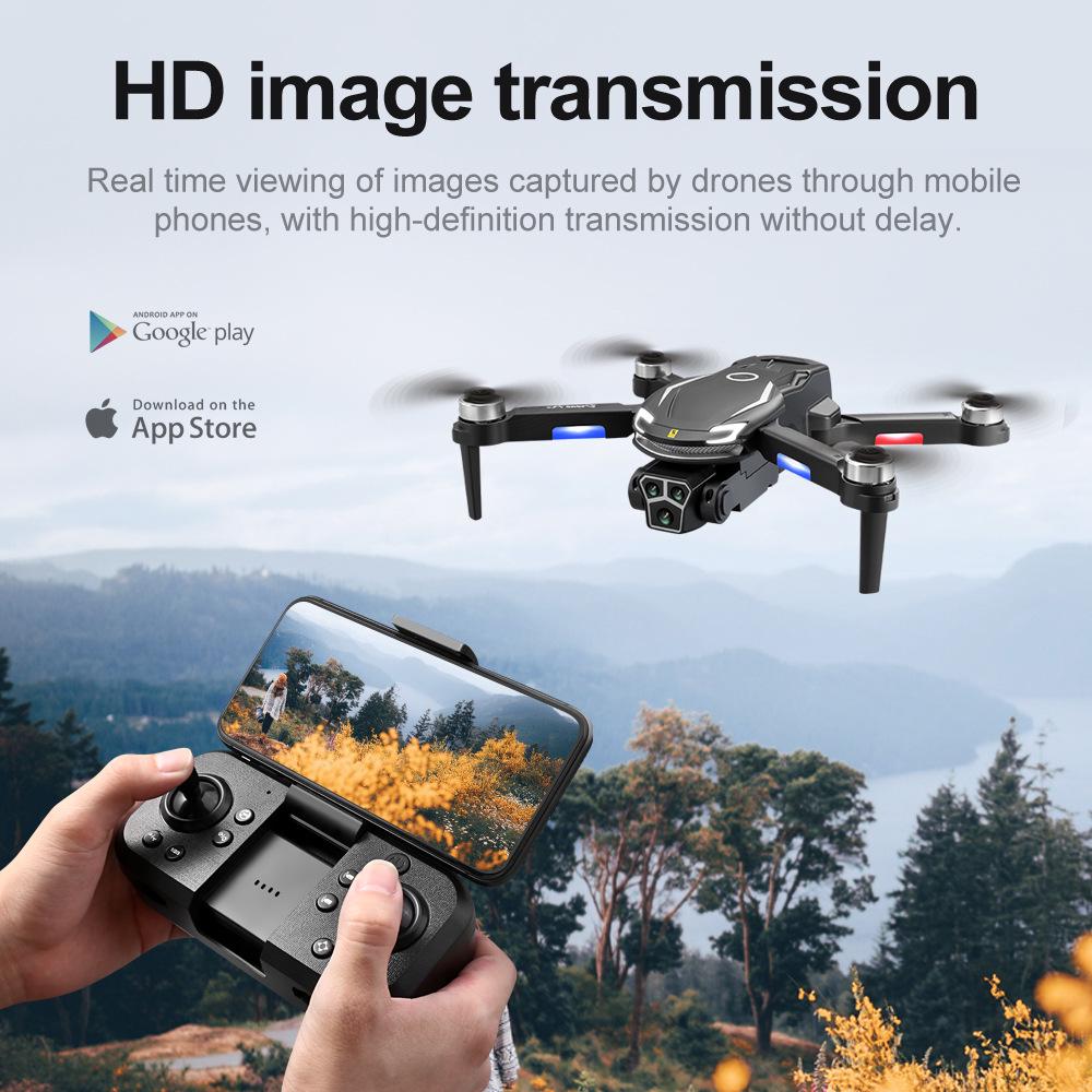 V888 Drone: 8K HD Aerial Photography with 3 Cameras, Long Battery Life, and Brushless Motor Remote Control.