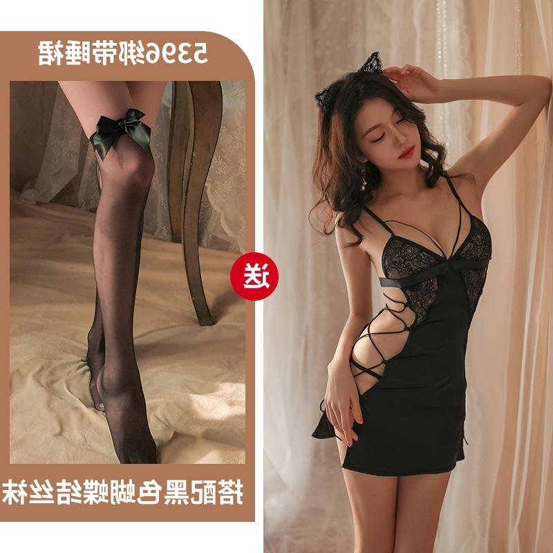 Sexy Seite sexy neue Perspektive Suspender Nachthemd Fabrik Split Erwachsenenprodukte Direktverkauf Erotische Unterwäsche Versuchung Milchleckage Träger