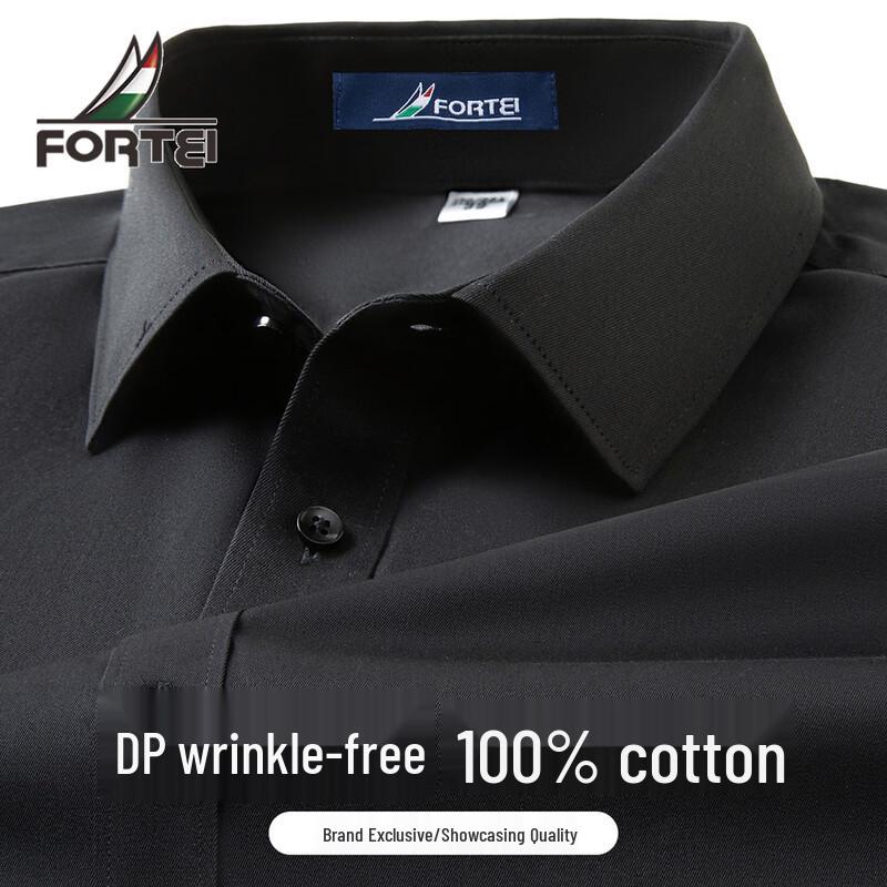 

Men s 100% Cotton DP Non-Iron Long Sleeve Business Shirt 39