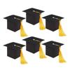 10pcs Black White Gift Packaging Boxes Congrats Bachelor Cap  Graduation Season