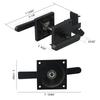 Double Sided Aluminum Barn Door Latch Designed for Secure Closure with Handles On Both Sides Providing Safety and Convenience