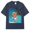 2026 New Summer Fun Dripping Chick Face Print High Quality Fashion Casual Breathable Unisexs Crepe Unisex And Unisex TShirt