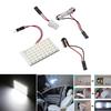 48LEDs T10 4W 12V White Light Car Interior Panel Lights Dome Lamp Bulb KTY