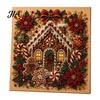 Creative Hobby Kits Christmas Faux Pearl Art Kit, Tree Wreath Painting DIY Kids Holiday Gifts Sparkling Diamond Craft Kit for Adults, Wall Decor Gem