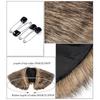 Pirate Design Medieval Viking Cape Hunter Style Faux Fur Cloak Retro Warrior Cloak