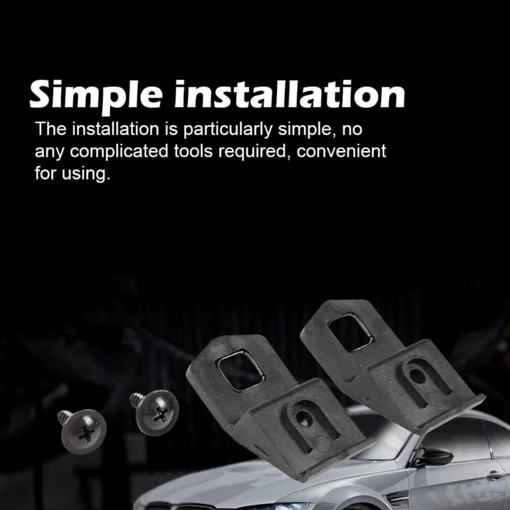 Headlight Mount Tab Repair Kit Mount Clip with Screws for 3-Series E92 E93 Coupe Convertible 2-door Replace 63117182519