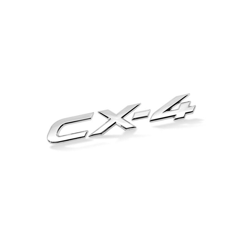 1Pc Car 3D ABS Plastic Chrome Silver/Black CX4 CX5 CX-4 CX-5 Logo Car Side Fender Rear Trunk Emblem Sticker For  Accessories