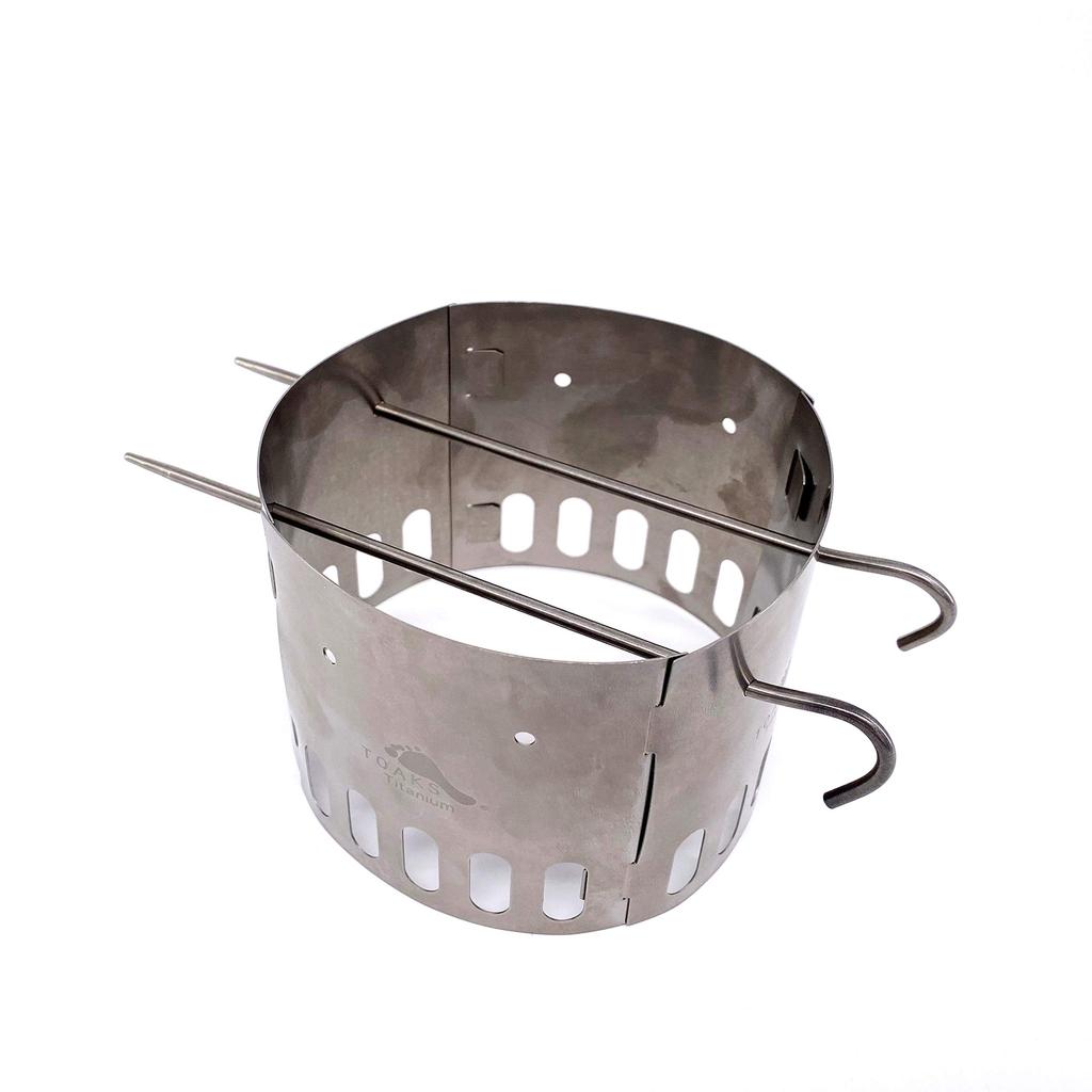 TOAKS TiStand Titanium Alcohol Stove Dual Stand Windscreen & 141