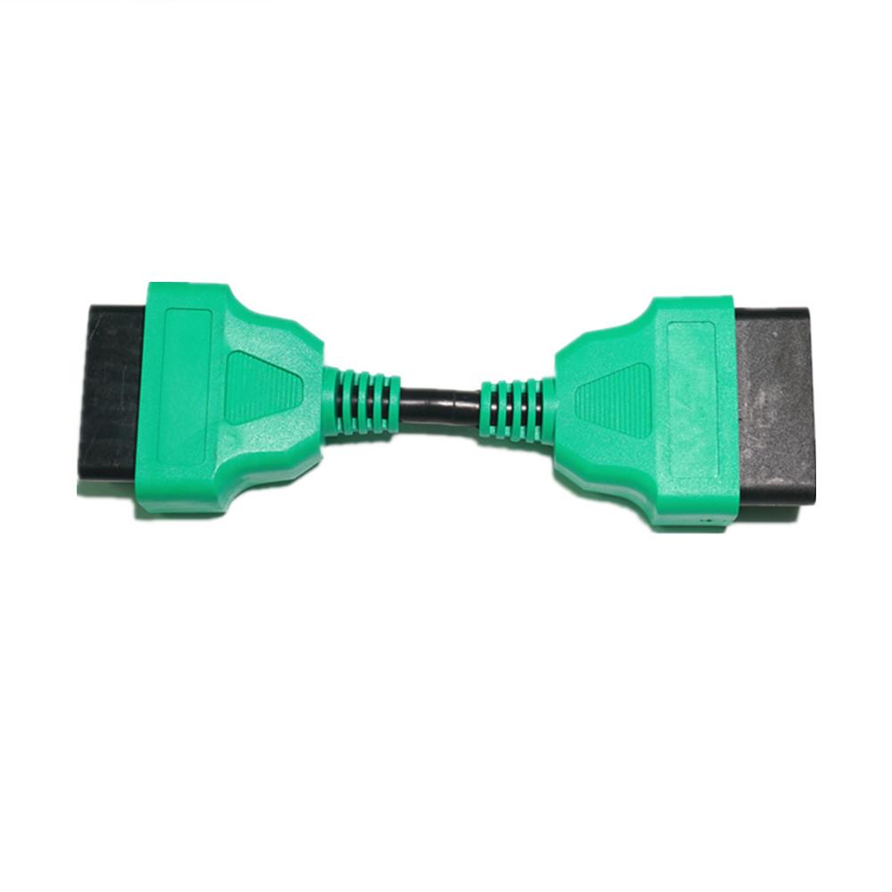OBD 2 Cable 16Pin Extension Cable Adapter 13cm 16 Pin Male to Female OBD II OBD2 Yellow Extension Cable Connector Adapter