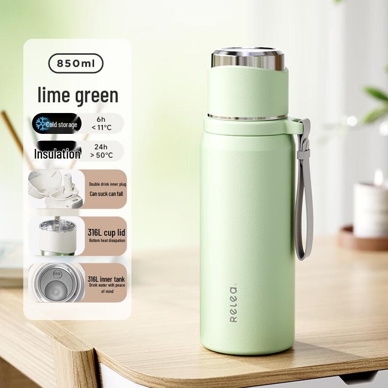 Wushengwu 316L Stainless Steel Insulated Water Bottle