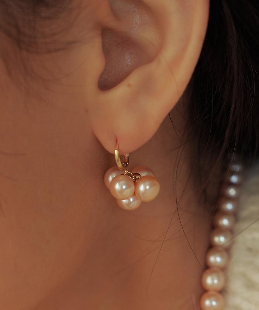 Tatiana Berry Button Pearl Earrings_Ec1768