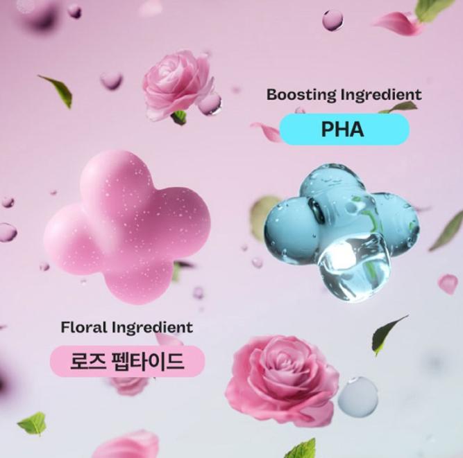 Mamonde Floral Glow Rose Liquid Mask 80ml | Radiance-Boosting Wash-Off Gel Mask