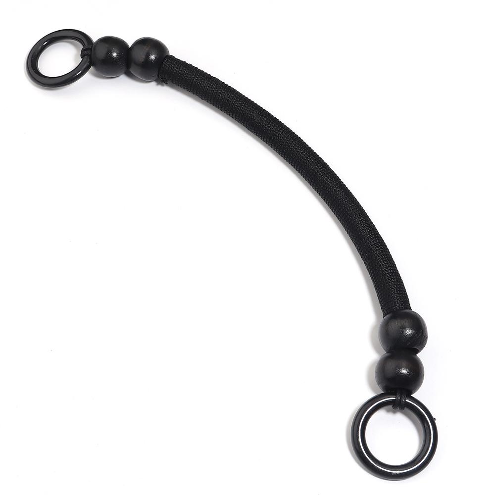 1pc Wooden Handbag Handle Rope Vintage Woven Wooden Bead Handbag Handle For DIY Crafts Bag Strap Replacement Handbag Accessories