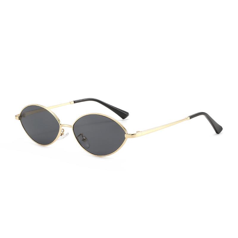 Metal Small Frame Oval Sunglasses Women High-end 2026 New Fashionable and Versatile UV Resistant Luxury Glasses Gentleman